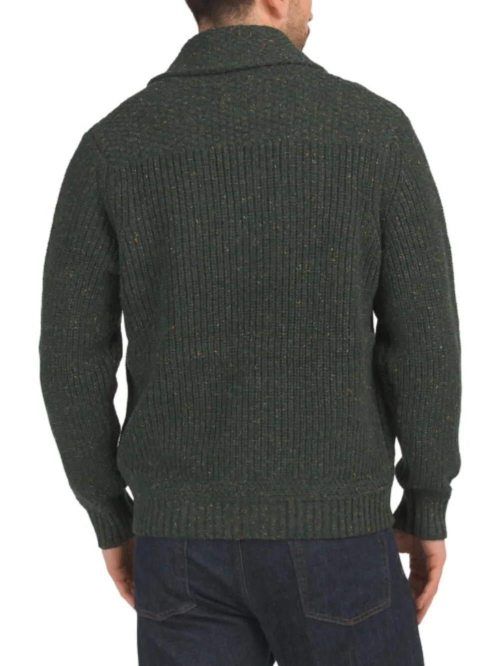 HUNTER Wool Blend Ribbed Cardigan Sweater